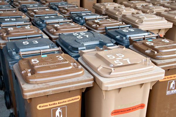 Durch den Feiertag verschieben sich diese Woche die Termine für die Müllabfuhr. Foto: Archiv, Grafik: EBL