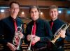 Die drei Trompeter von Philharmonic Brass Lübeck sind Matthias Krebber, Joachim Pfeiffer und Lukas Paulenz. Foto: Veranstalter