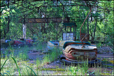 Die Ausstellung zeigt Bilder aus Tschernobyl im Kontrast zu dem Umfeld aus Brokdorf. Foto: Veranstalter