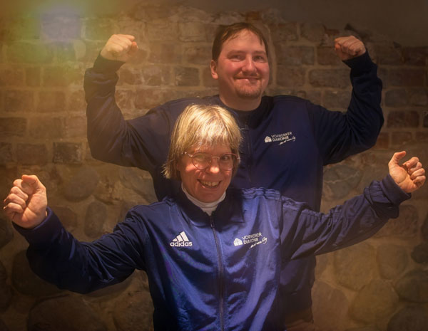 Stephanie Lutz und Christoph Leitner sind für die Special Olympics World Games 2023 nominiert. Foto: Mikkii Eventfotografie