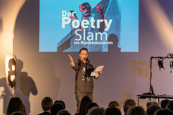 Poetry Slam im Europäischen Hansemuseum (Archivbild). Foto: Christoffer Greiß