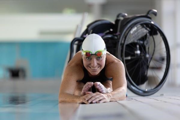 Paralympics-Siegerin Kirsten Bruhn Foto: privat