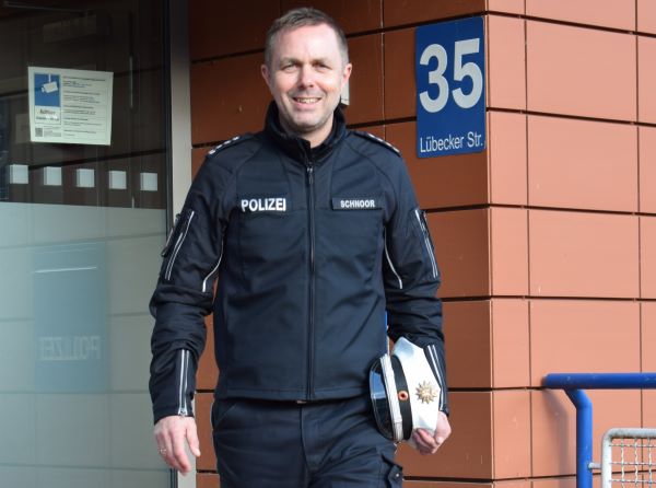 Der neue Leiter des Polizeireviers Eutin, Ulf Schnoor Foto: Polizei