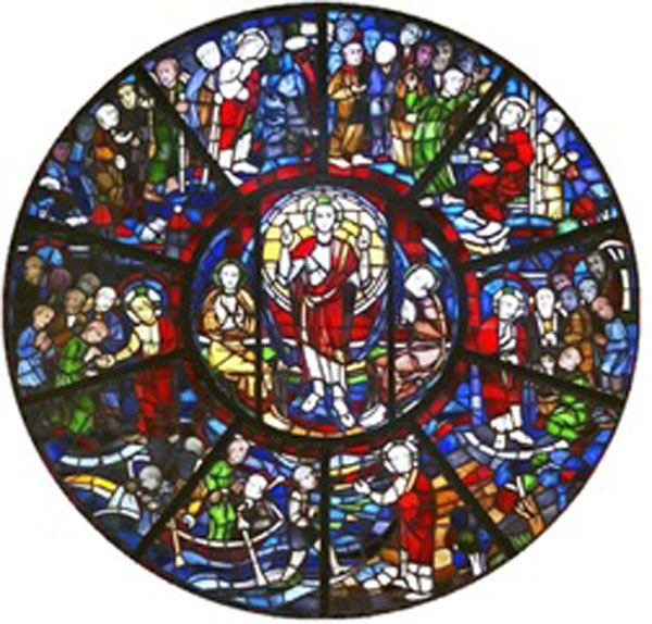 Das besondere Kirchenfenster der St.Thomaskirche. Foto: Veranstalter