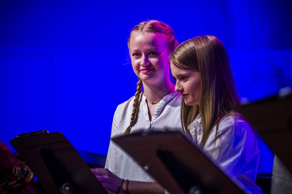 In Lübeck findet ein Triplekonzert mit Mädchenchören aus Dresden und Lübeck statt. Fotos: Fotos: Olaf Malzahn
