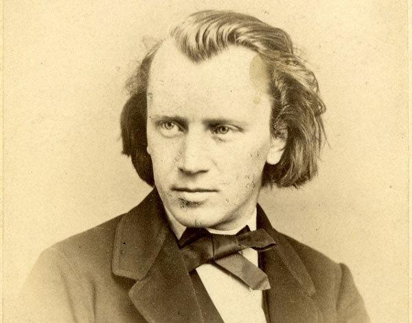 Johannes Brahms, Hamburg 1862. Foto F. König/Brahms-Institut an der MHL