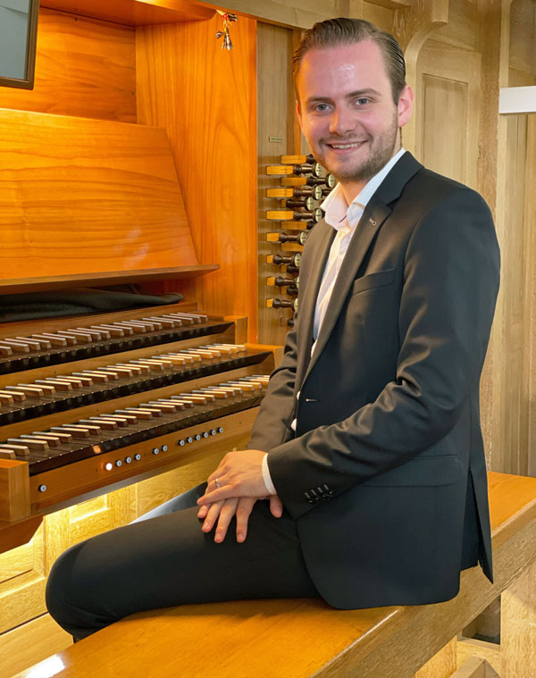 Rik Melissant ist gleich fünffacher 1. Preisgewinner bei internationalen Orgelwett-bewerben. Fotos: Veranstalter