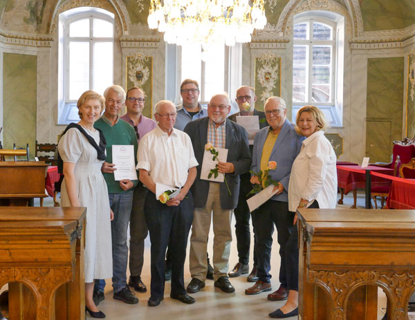 Die CDU Lübeck hat am Samstag langjährige Parteimitglieder für ihr Engagement und ihre Treue geehrt. Foto: Team Dagmar Hildebrand