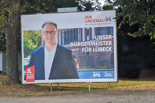 Erfolgreicher Wahlkampf: Jan Lindenau (SPD) bleibt Bürgermeister. Foto: Archiv/HN