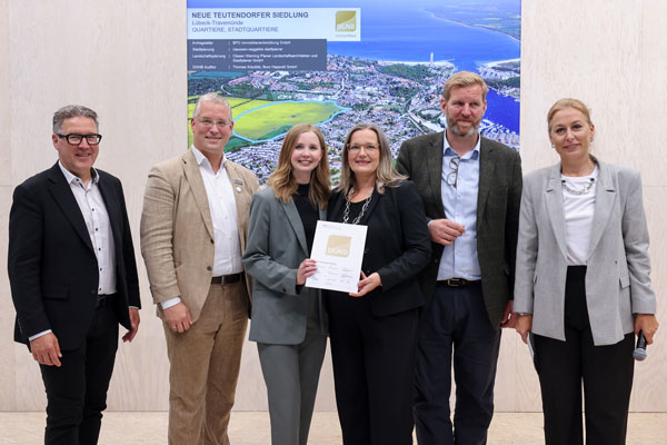 Verleihung des Vorzertifikates in Gold für Travehusen in Travemünde. Fotos: BPD