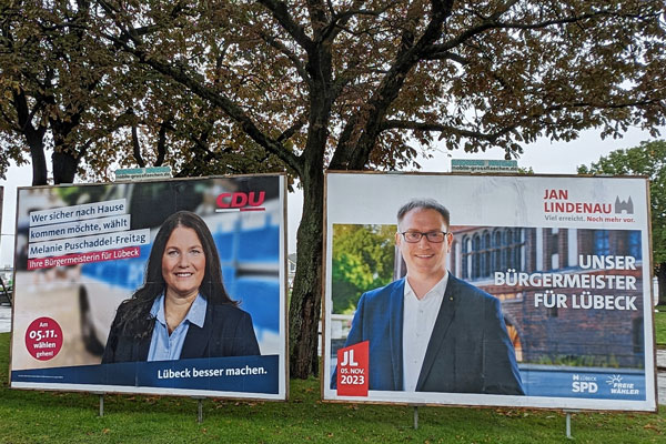 Wer macht das Rennen? Der CDU-Kreisvorsitzende ist sich sicher, dass Melanie Puschaddel-Freitag die Stichwahl gewinnen wird. Foto: Archiv/HN