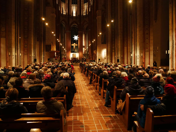 Am Nikolaustag findet das öffentliche „Nikolaussingen“ in der St. Marienkirche statt. Foto: Veranstalter