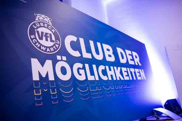 Der VfL Lübeck-Schwartau hat ein eigenes Business-Netzwerk gegründet, den „Club der Möglichkeiten“. Foto: VfL