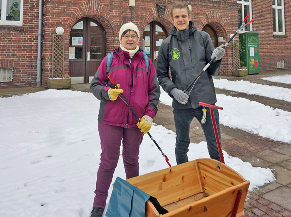 Im Stadtteil Vorwerk wollen Freiwillige spazieren gehen und den Müll einsammeln. Foto: Daniela Kerschbaumer