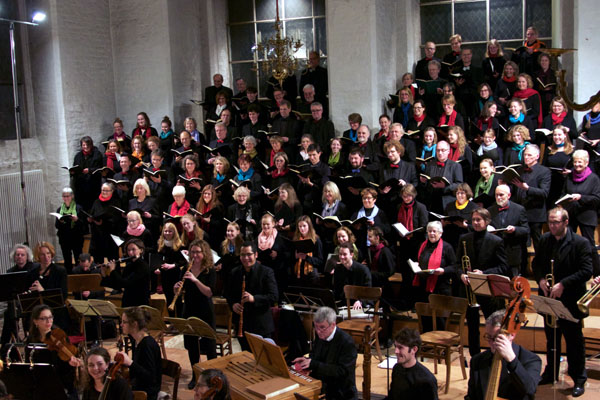 Der Lübecker Bach-Chor singt am Sonntag das Weihnachtsoratorium von Bach. Foto: Veranstalter