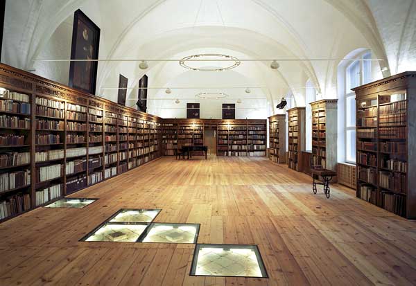 Der Scharbausaal der Stadtbibliothek Lübeck. Foto: HL.