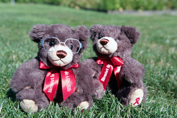 Bärenstark für die Lübecker AIDS-Hilfe: In diesem Jahr sind die Teddys wieder erhältlich. Foto: LAH