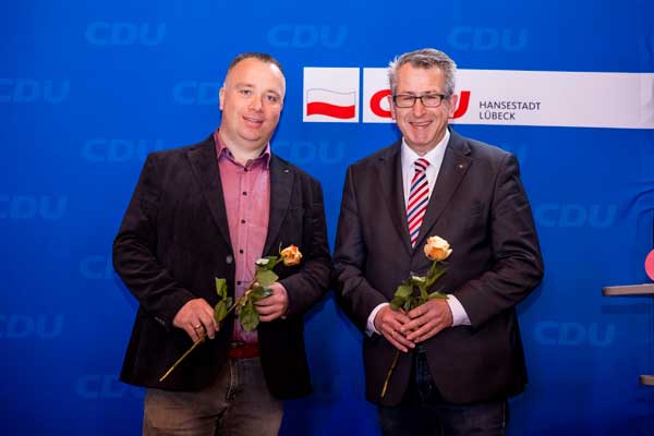 Jens Zimmermann und Oliver Prieur wurden am vergangenen Wochenende zu den CDU-Kandidaten für die anstehende Kommunalwahl gewählt Foto: CDU.