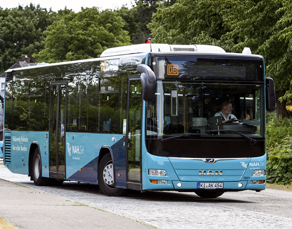 Die Busse mit Biokraftstoff werden im südlichen Ostholstein eingesetzt. Foto: Deutsche Bahn AG