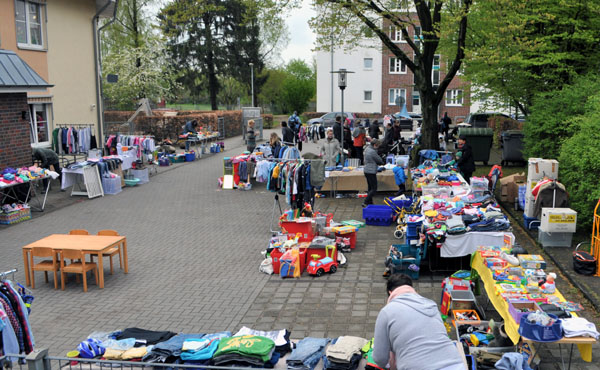 Der große Flohmarkt findet am 29. April statt. Foto: Kitawerk