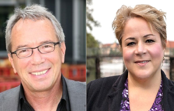 Wolfgang Neskovic und Anka Grädner kritisieren Stadtpräsident Puschaddel für die von ihm erstellte Vorlage.