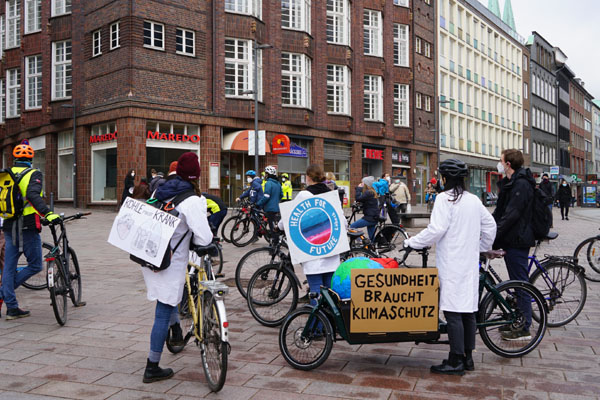 Fridays for future Lübeck ruft am Freitag zu einer erneuten Fahrraddemo auf. Foto: Archiv.