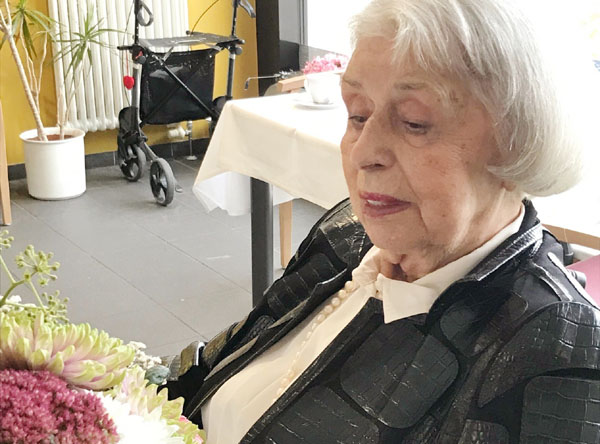Marianne Norman feierte am Dienstag ihren 100. Geburtstag.
