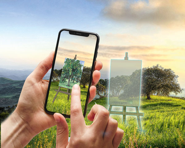 Die Smartphone-App leitet zu 24 Stationen, die im Leben und Werk von Günter Grass eine Rolle gespielt haben. Bild: Mixed-Reality Communication GmbH
