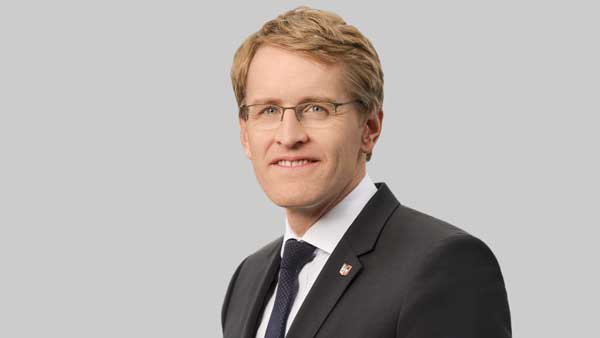 Ministerpräsident Daniel Günther ist positiv auf Corona getestet worden.