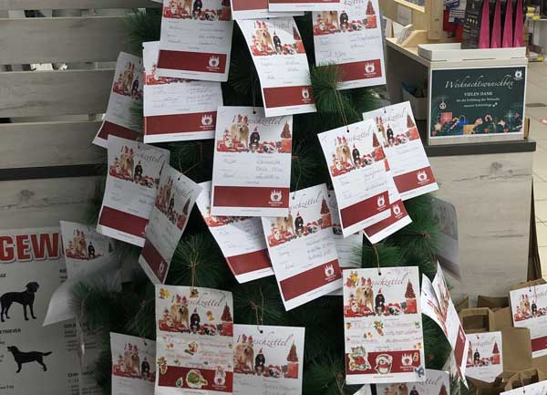 Während dem 18. Dezember werden auch die Weihnachtswunschtüten verteilt.  Foto: Haustierhilfe Lübeck
