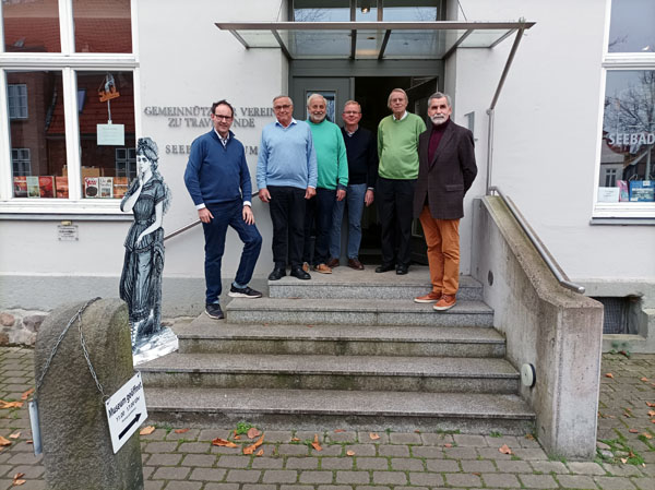 Der neue Vorstand des Heimatvereins Travemünde. Foto: Heimatverein