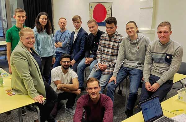 Die Jungen Liberalen Lübeck auf ihrem Kreiskongress im November 2021. Foto: JLL