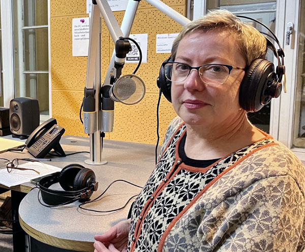 Pröpstin Petra Kallies hat bei Lübeck FM im Offenen Kanal Stellung zu den Vorwürfen von sexualisierter Gewalt in der Kirche genommen. Foto, O-Ton: Oswald Becker
