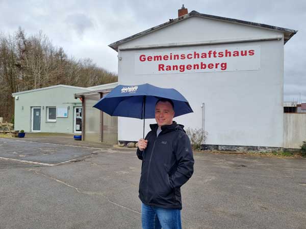 Jens Zimmermann, zweiter Vorsitzender im Gemeinschaftshaus Rangenberg, freut sich über die neue Kooperation. Foto: IG Rangenberg
