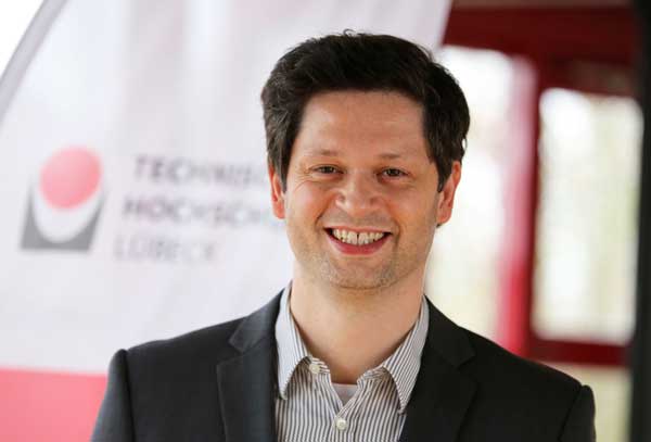 Dr. Max Zimmermann ist der neue Professor für Data Science an der TH Lübeck. Foto: THL.