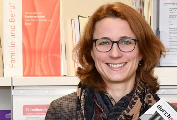 Andrea Schlichting ist Beauftragte für Chancengleichheit am Arbeitsmarkt der Agentur für Arbeit Lübeck.