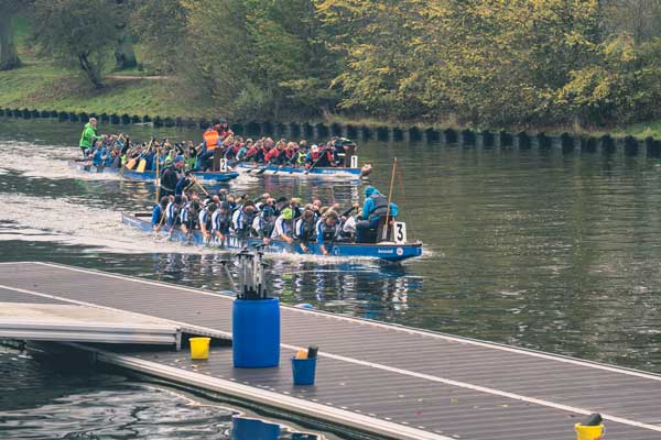 Am Samstag laden die Wakenitz Drachen zum Lübecker Kanal-Cup rund um die Altstadtinsel. Foto: Wakenitz Drachen.