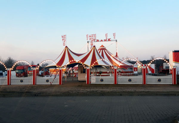 Der Zirkus Frank gastiert auf Marli. Foto: Veranstalter