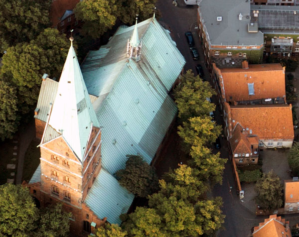 In der St. Aegidien-Kirche Lübeck werden alte und neue Werke für Blechbläser zu hören sein. Foto: Archiv/JW.
