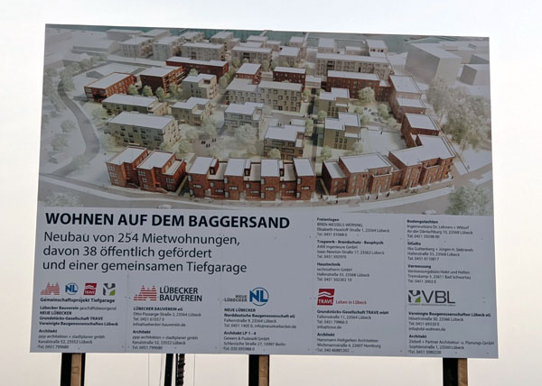 Die Bauverwaltung weist auf die Erfolge beim Baurecht in Lübeck hin. Foto: Helge Normann
