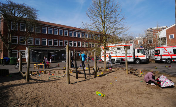 In Lübeck wurden bisher rund 1100 Flüchtlinge aus der Ukraine registriert. Foto: JW.