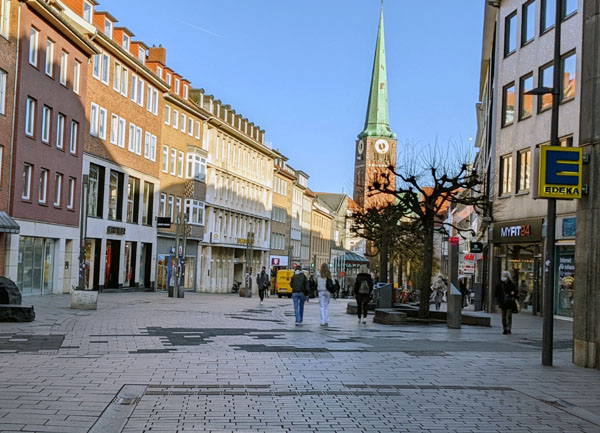 Ab 1. März wird an der unteren Breiten Straße gebaut. Foto: Hansestadt Lübeck
