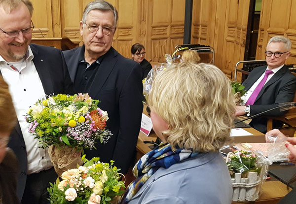 Senatorin Joanna Hagen wurde zur Ersten Stellvertretenden Bürgermeisterin gewählt. Fotos: Harald Denckmann