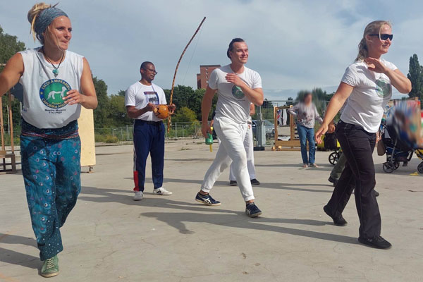 Die Capoeira Sportgruppe für Erwachsene und Jugendliche sucht neue Mitglieder. Foto: Charlotte Baumgart
