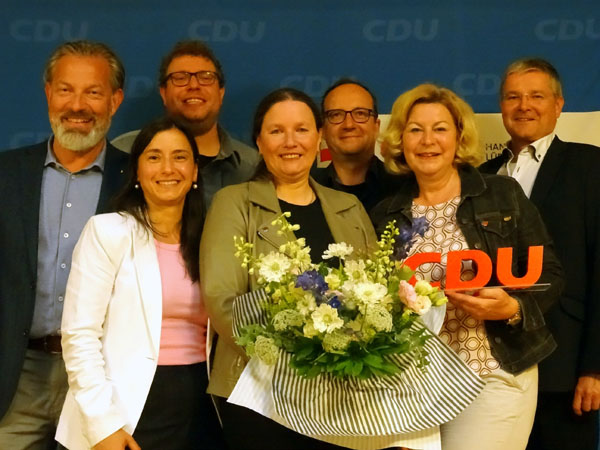 Die CDU hat Melanie Puschaddel-Freitag zur Bürgermeister-Kandidatin gewählt. Fotos, O-Ton: Harald Denckmann