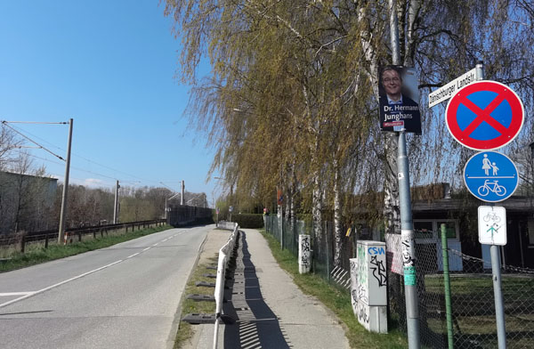 Die Dänischburger Landstraße wird für einen Monat gesperrt. Foto: JW