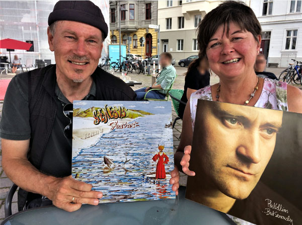 Wolfgang Bremer und Andrea Plennis laden zum Vinyl-Abend ein. Foto: Veranstalter
