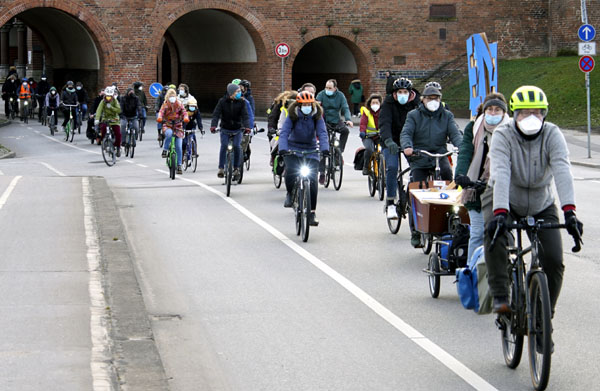 Der ADFC hat die Parteien zur Entwicklung des Radverkehrs in Lübeck befragt. Foto: JW/Archiv
