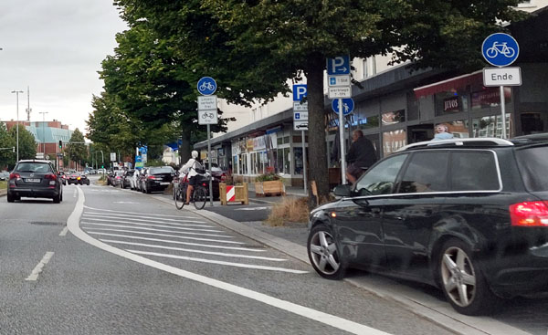 Die FDP möchte den Radverkehr von Hauptverkehrsstraßen trennen.