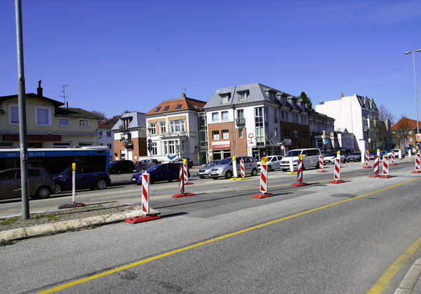 Die Stadtverwaltung möchte mit den Anwohnern den Verkehrsversuch diskutieren. Foto: VG/Archiv